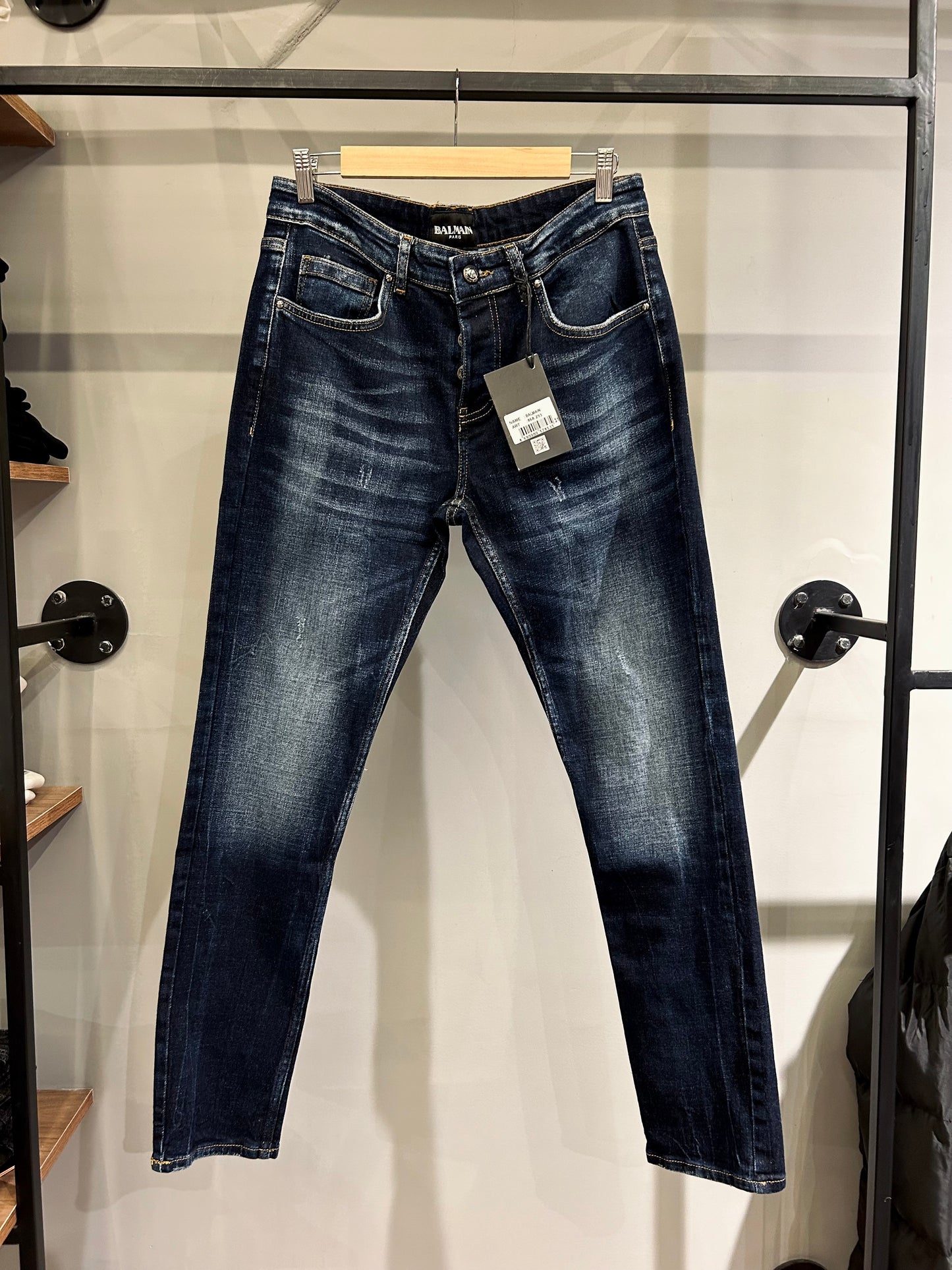 BALMAIN SKINNY JEANS BLUE