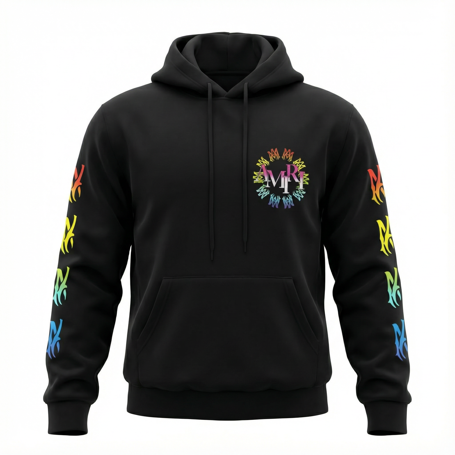 AMIRI spectrum logo hoodie “black”