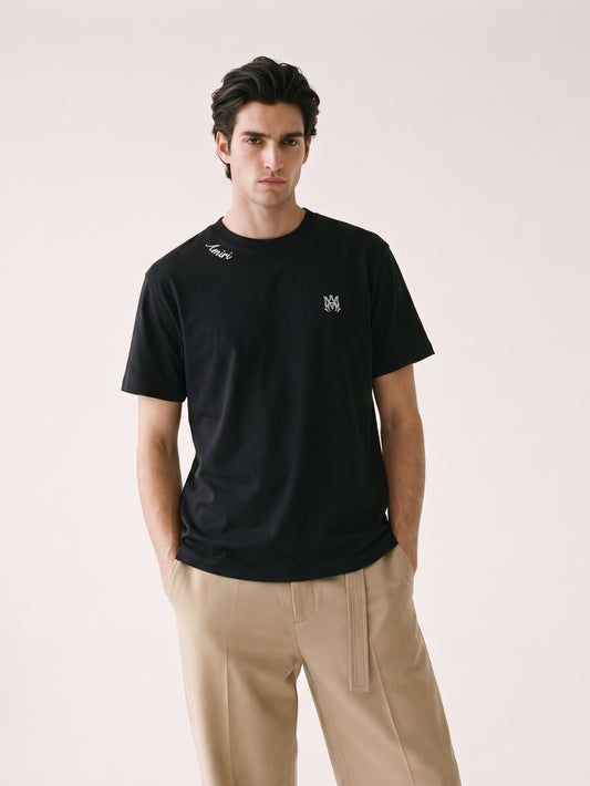 MODEL·AMIRI — Minimal Logo T-Shirt — Black Edition