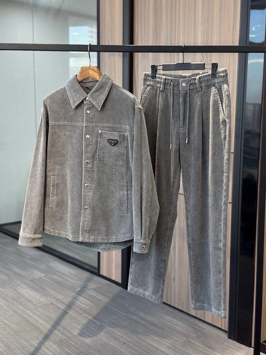 Corduroy Jacket & Pants Full Set