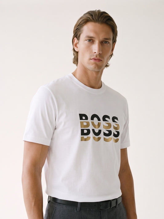 MODEL·HUGO BOSS — JERSEY T-SHIRT