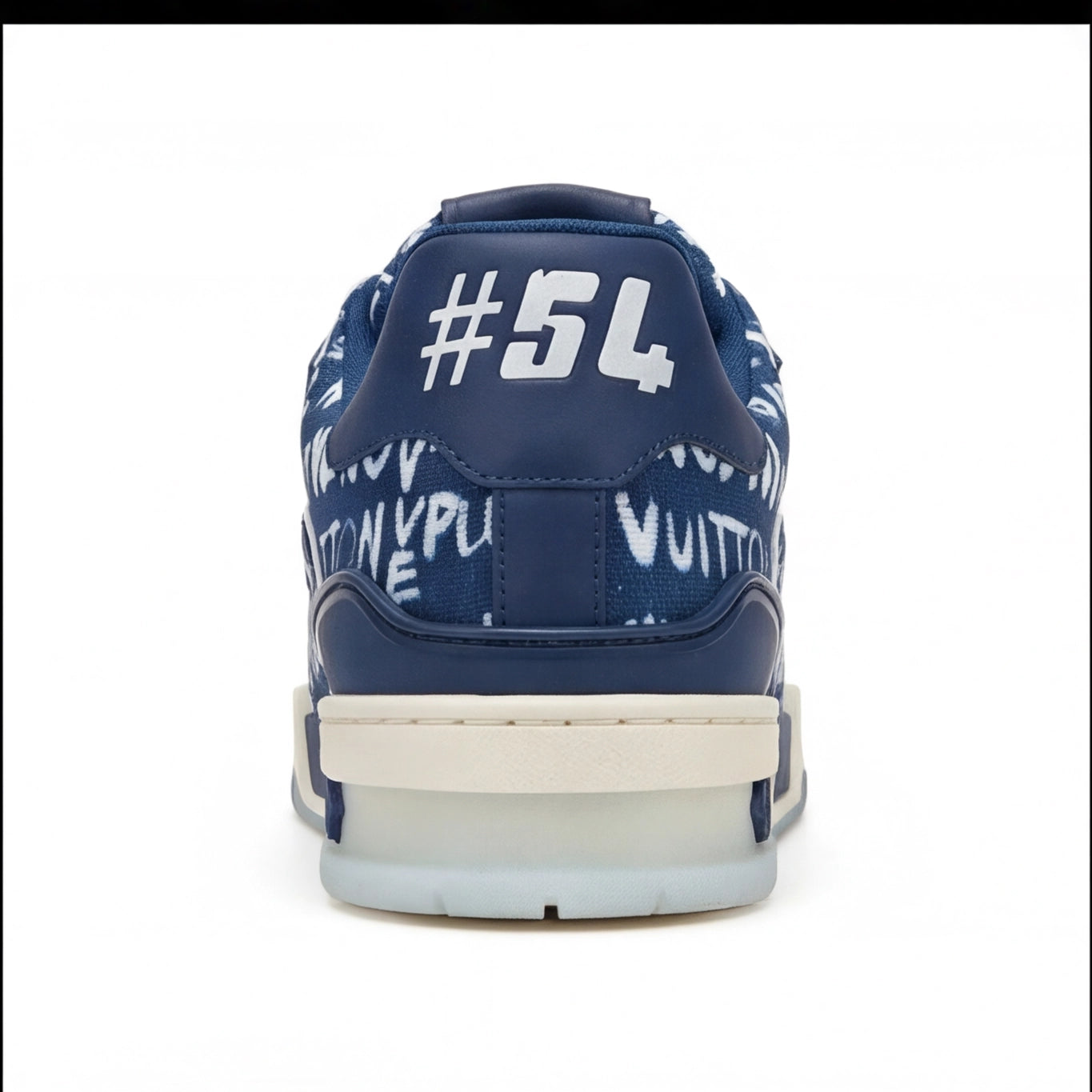 Navy Graffiti Monogram Sneaker