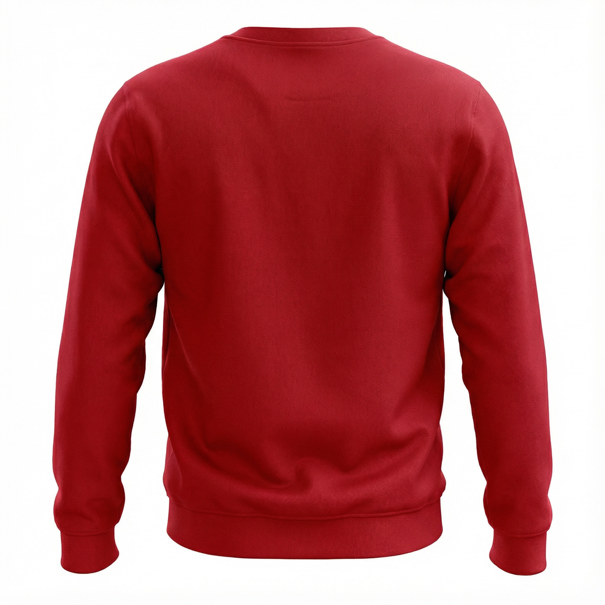 BOSS - Cotton-blend regular-fit sweatshirt Red