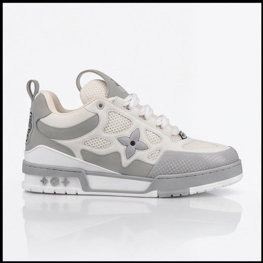 Essential Light Chunky Sneaker – White Grey Edition