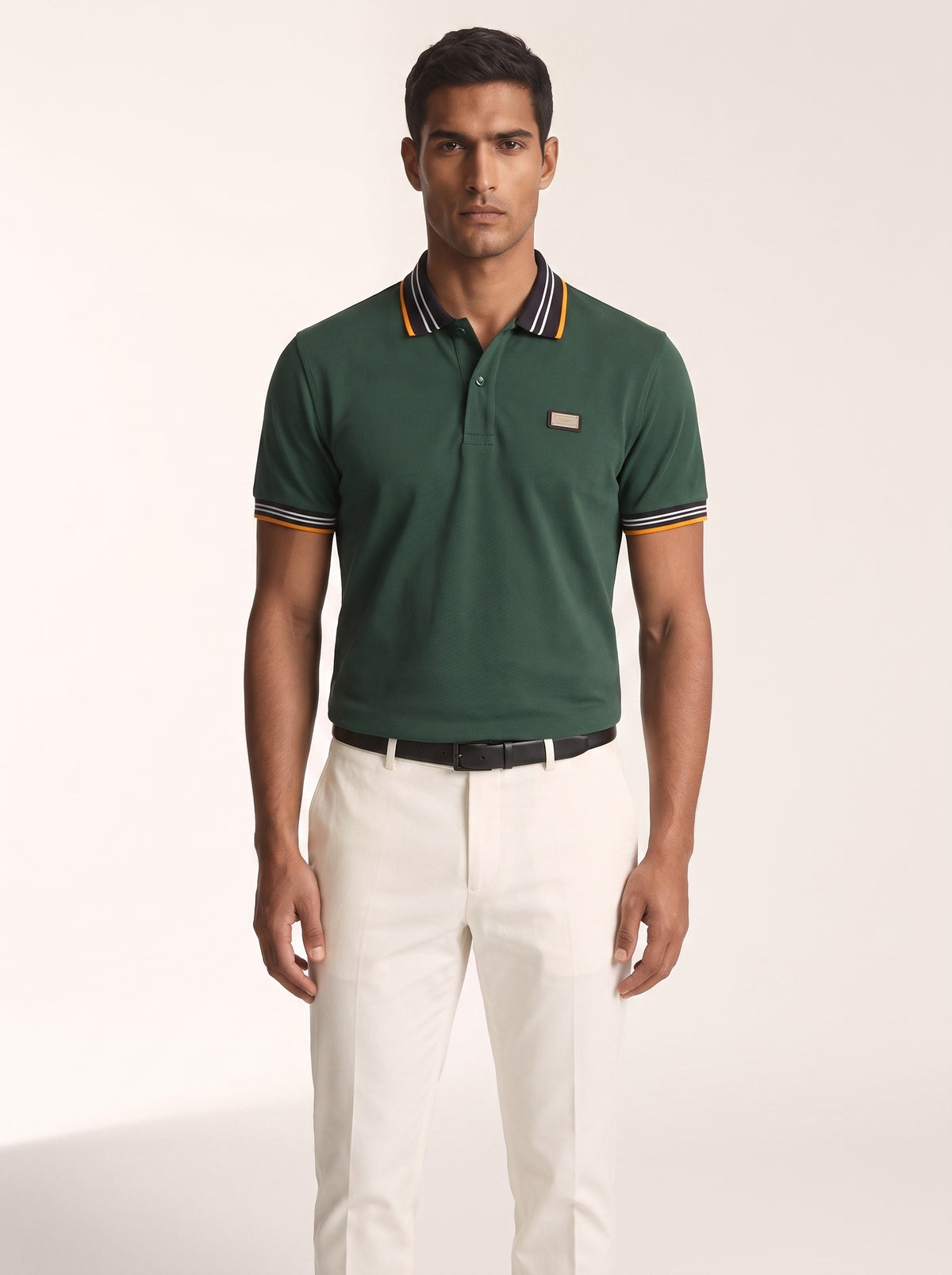 MODEL·DOLCE & GABBANA — Classic Polo T-Shirt — Green Edition