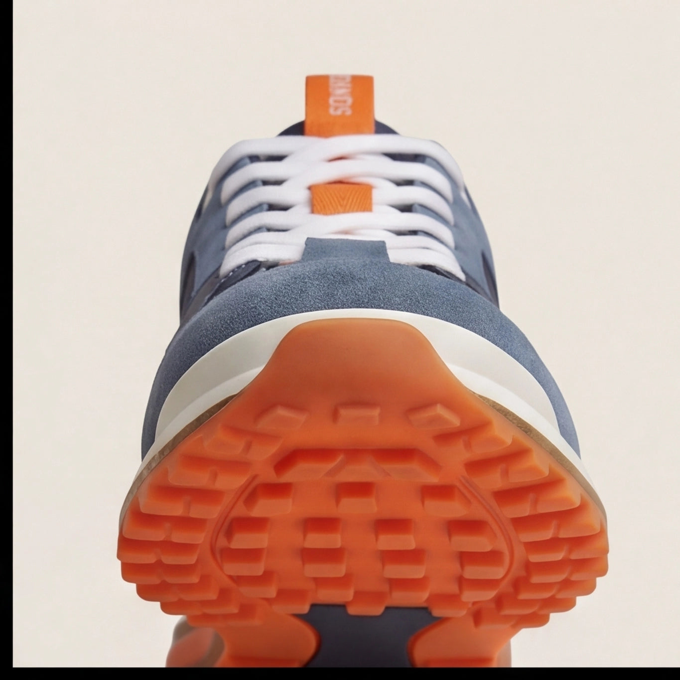 Hermès Apex Trail Sneakers – Navy Blue & Orange