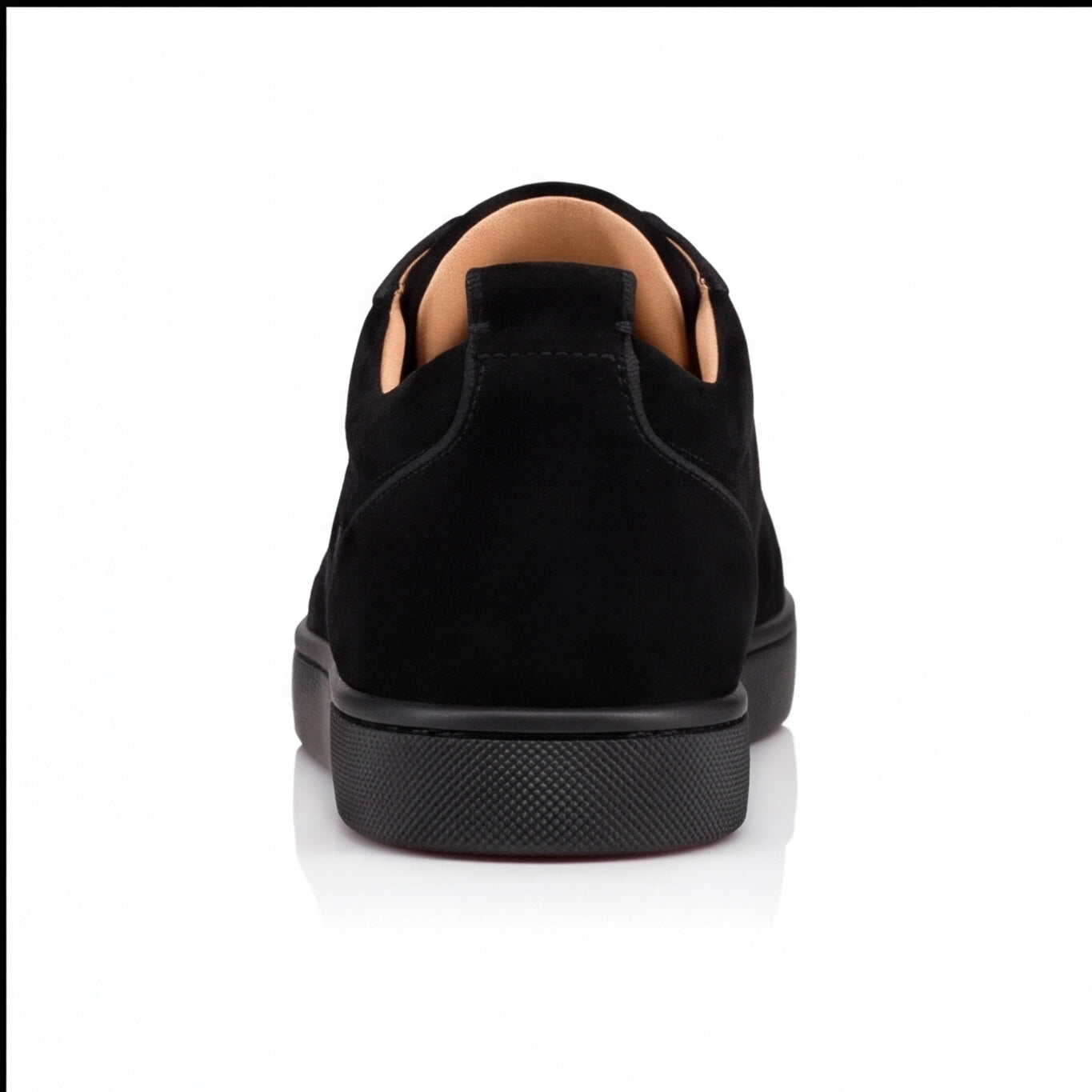 Christian Louboutin Black Suede Sneaker
