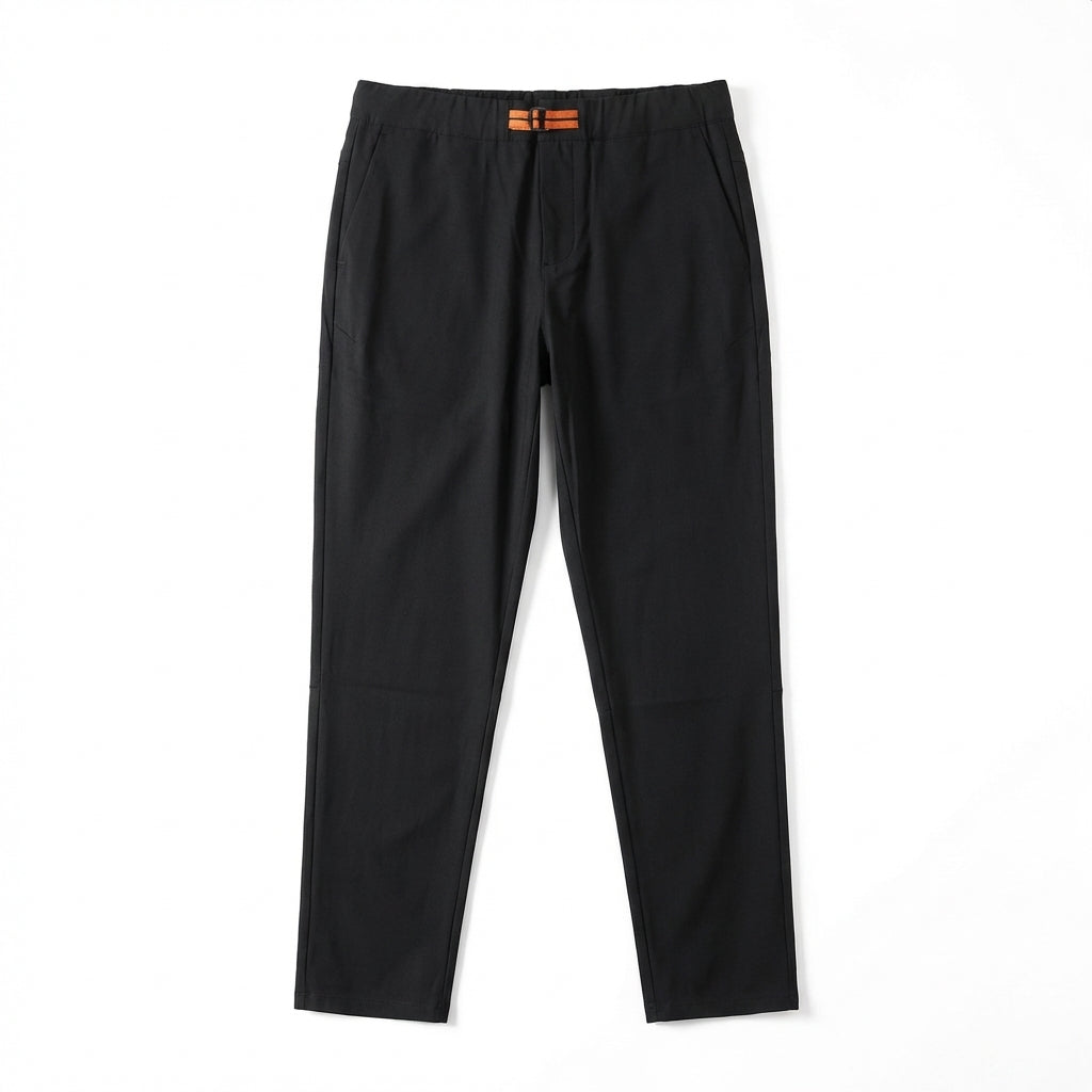 ZEGNA Black Trofeo Linen Pants