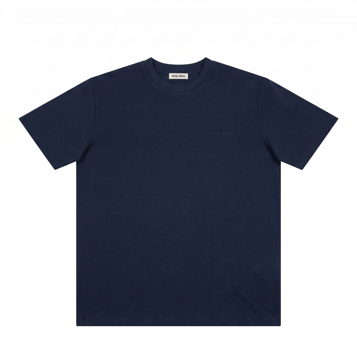 Miu Miu logo-embroidered T-shirt