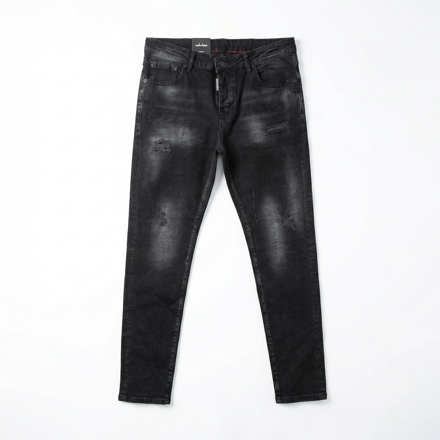 Dsquared2 CATTEN BROSS Slim fit denim jeans Black