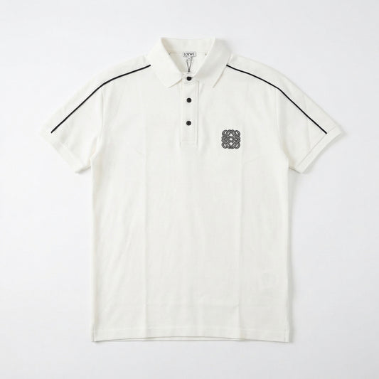 LOEWE Anagram Patch Polo t-shirt White