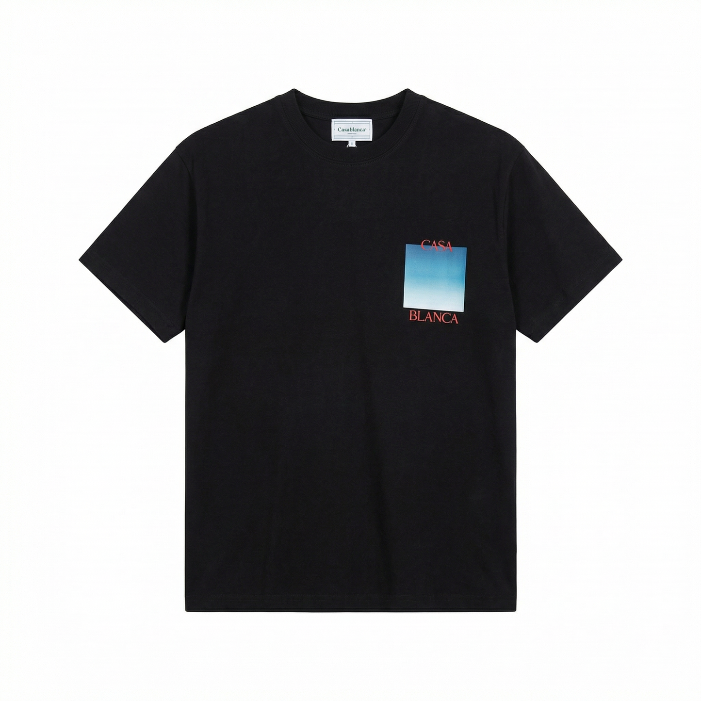 CASABLANCA Gradient Casa Logo T-Shirt Black