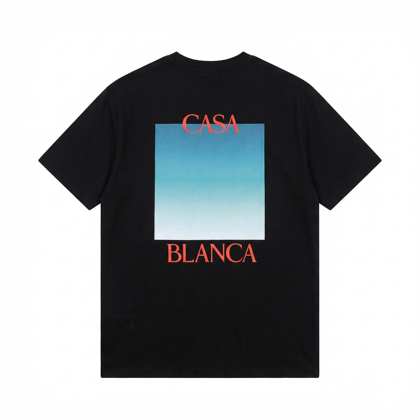 CASABLANCA Gradient Casa Logo T-Shirt Black