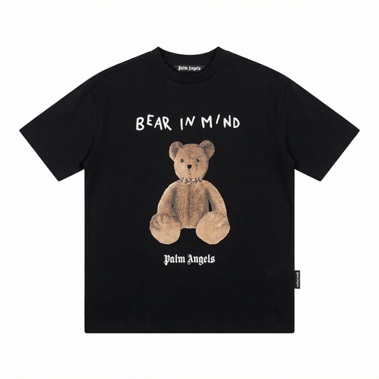 PALM ANGELS BEAR IN MIND OVER  Black