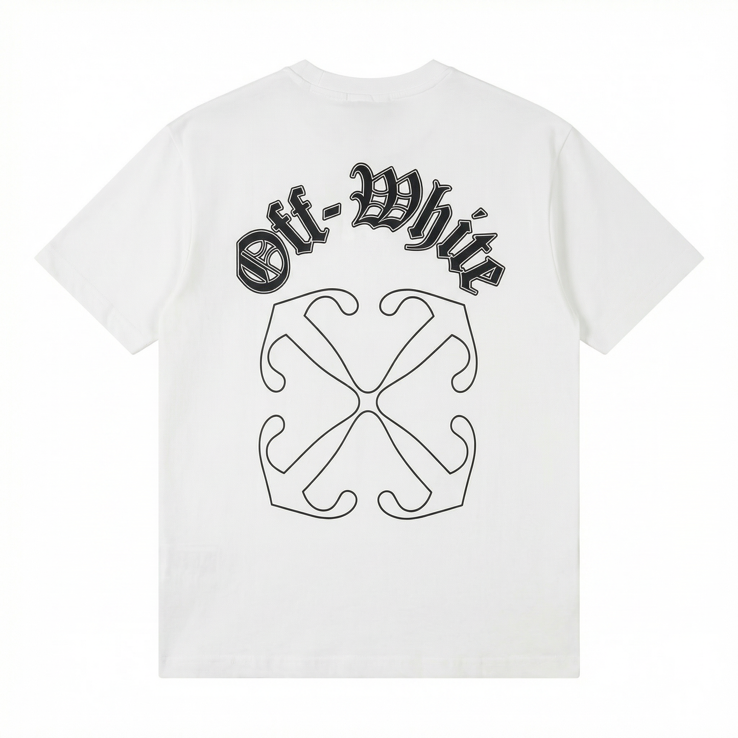 Off-White Gothic Arrow Bowling T-Shirt white