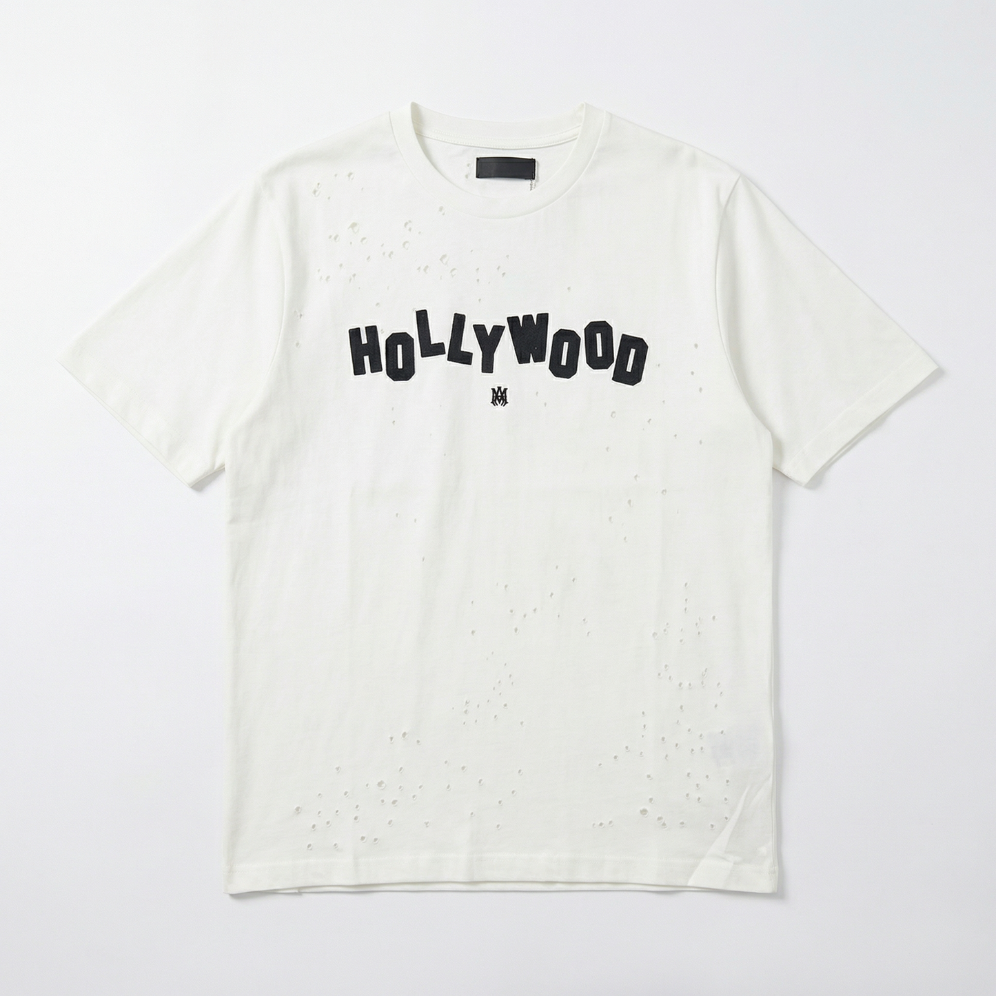 AMIRI HOLLYWOOD SHOTGUN OVERSIZED TEE - White