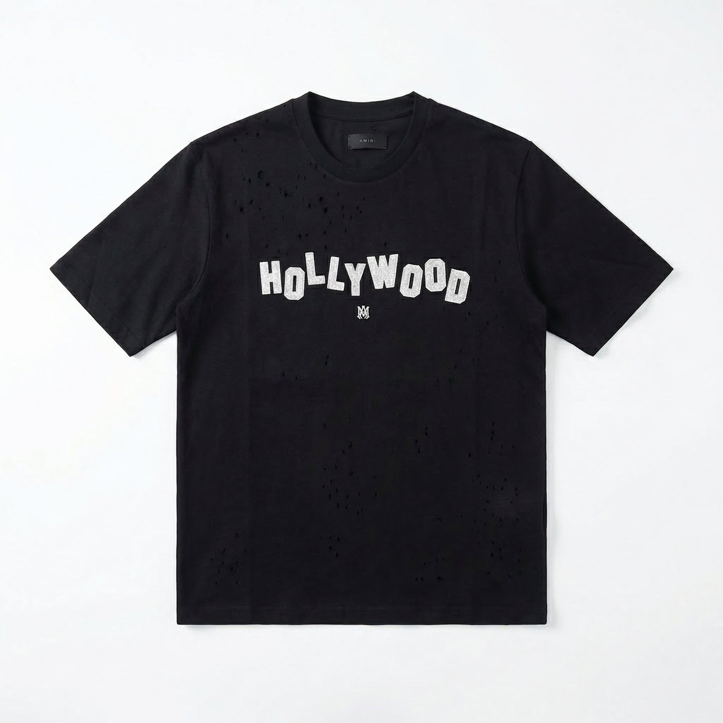 AMIRI HOLLYWOOD SHOTGUN OVERSIZED TEE - Black