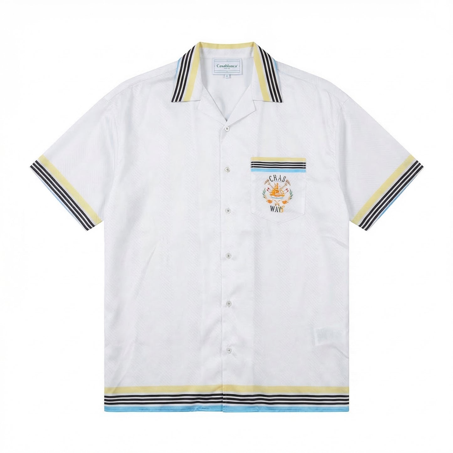 Casablancabrand Tennis Club
Striped Edge Shirt