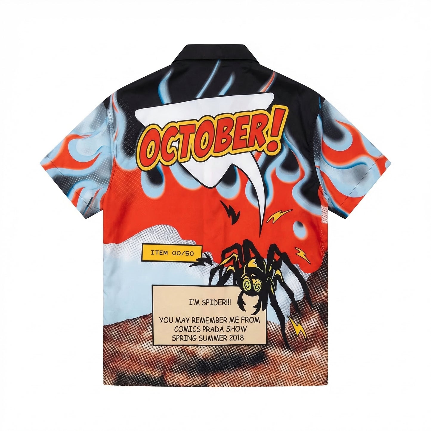 Prada Timecapsule Printed Cotton
Shirt