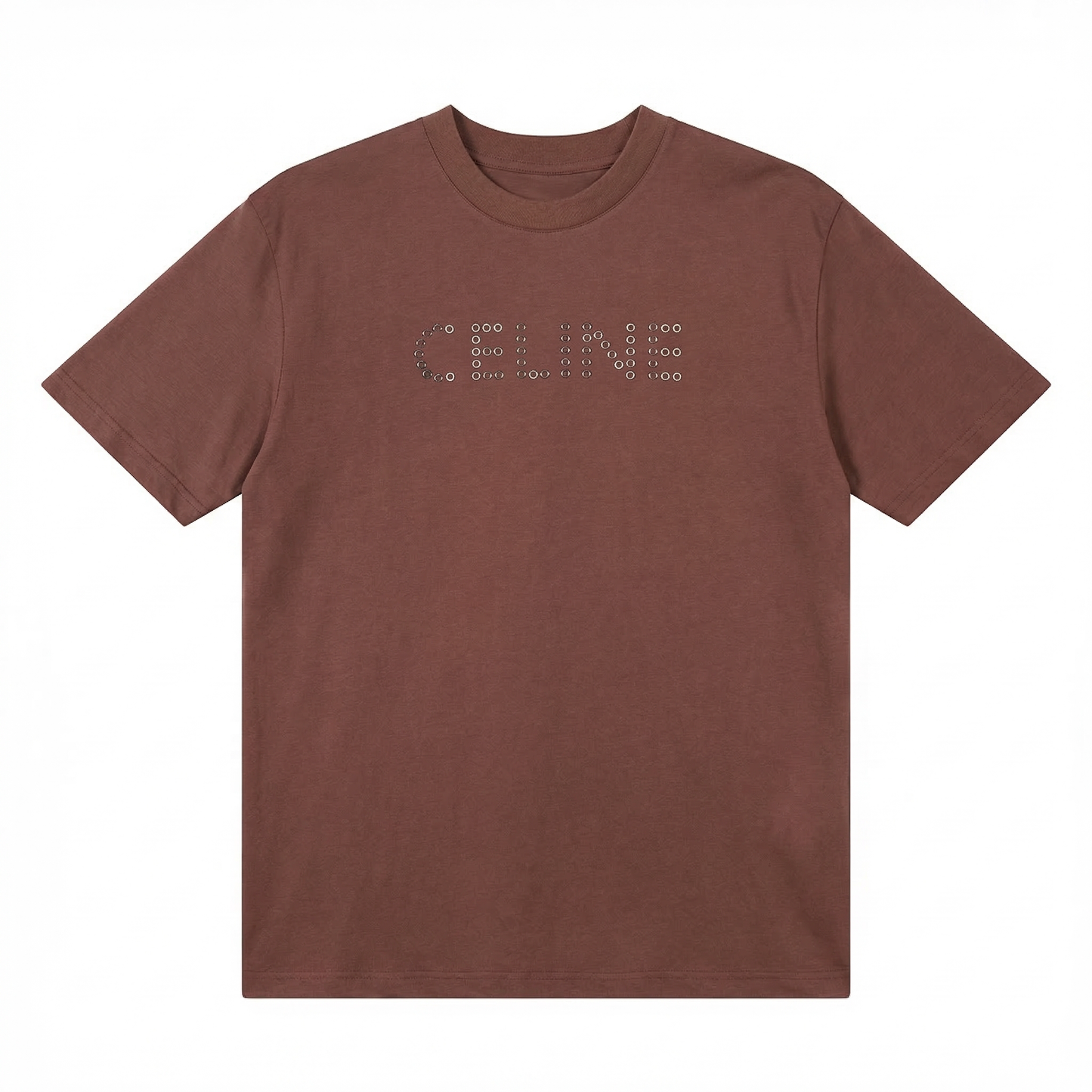 CELINE Embroidered Logo “Brick color"