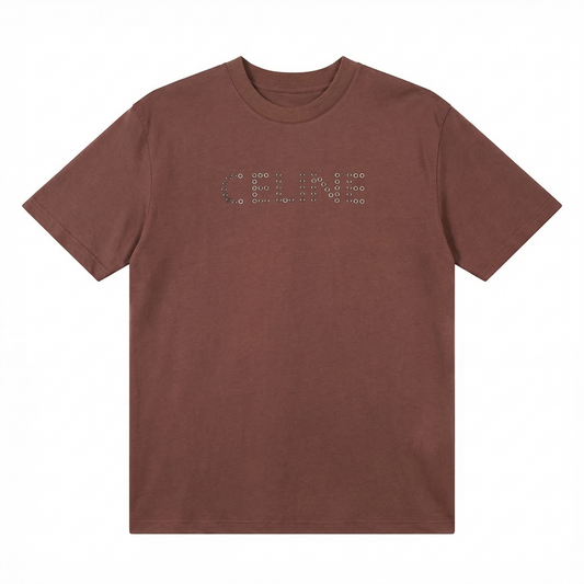 CELINE Embroidered Logo “Brick color"