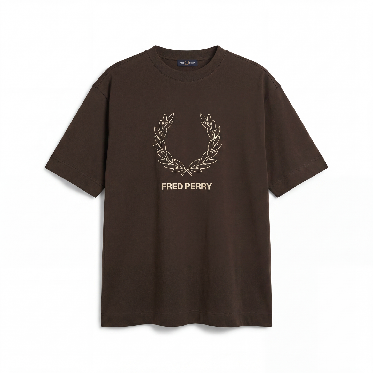 Fred Perry Logo T-Shirt – Brown