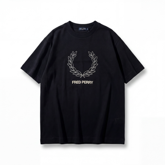 Fred Perry Logo T-Shirt – Black