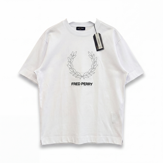 Fred Perry Logo T-Shirt – White