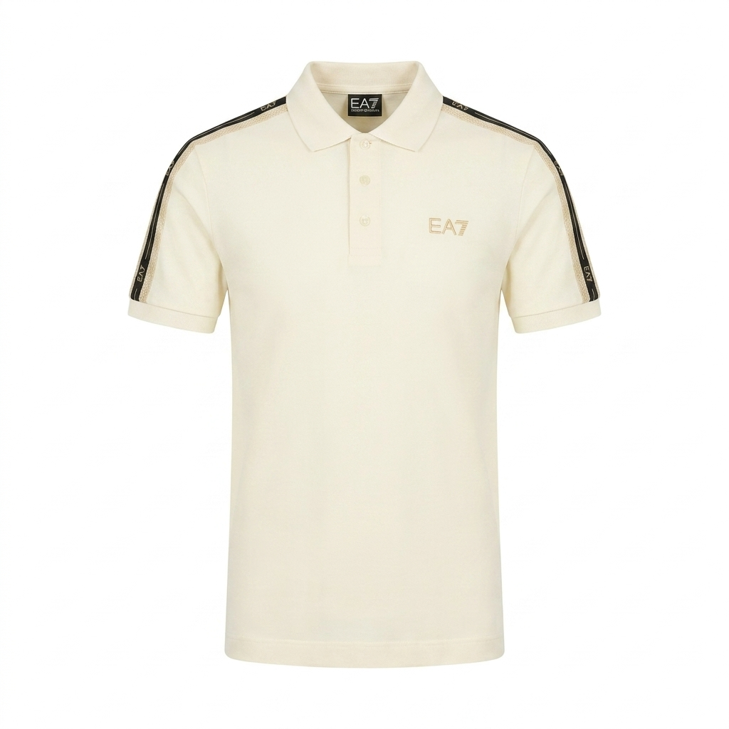 EA7 Premium Polo Shirt – Beige