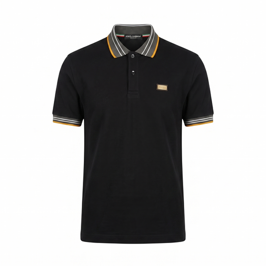 Dolce & Gabbana Classic Polo T-Shirt – Black Edition