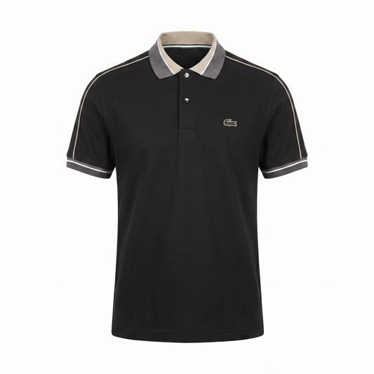 Lacoste Classic Polo T-Shirt – Black Minimal Edition