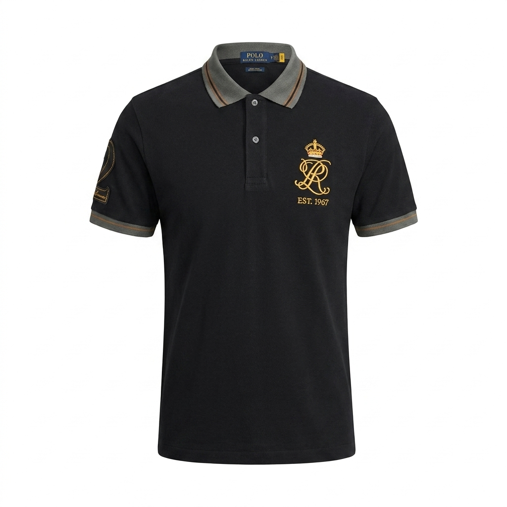 Ralph Lauren Royal Crest Polo – Navy black Edition
