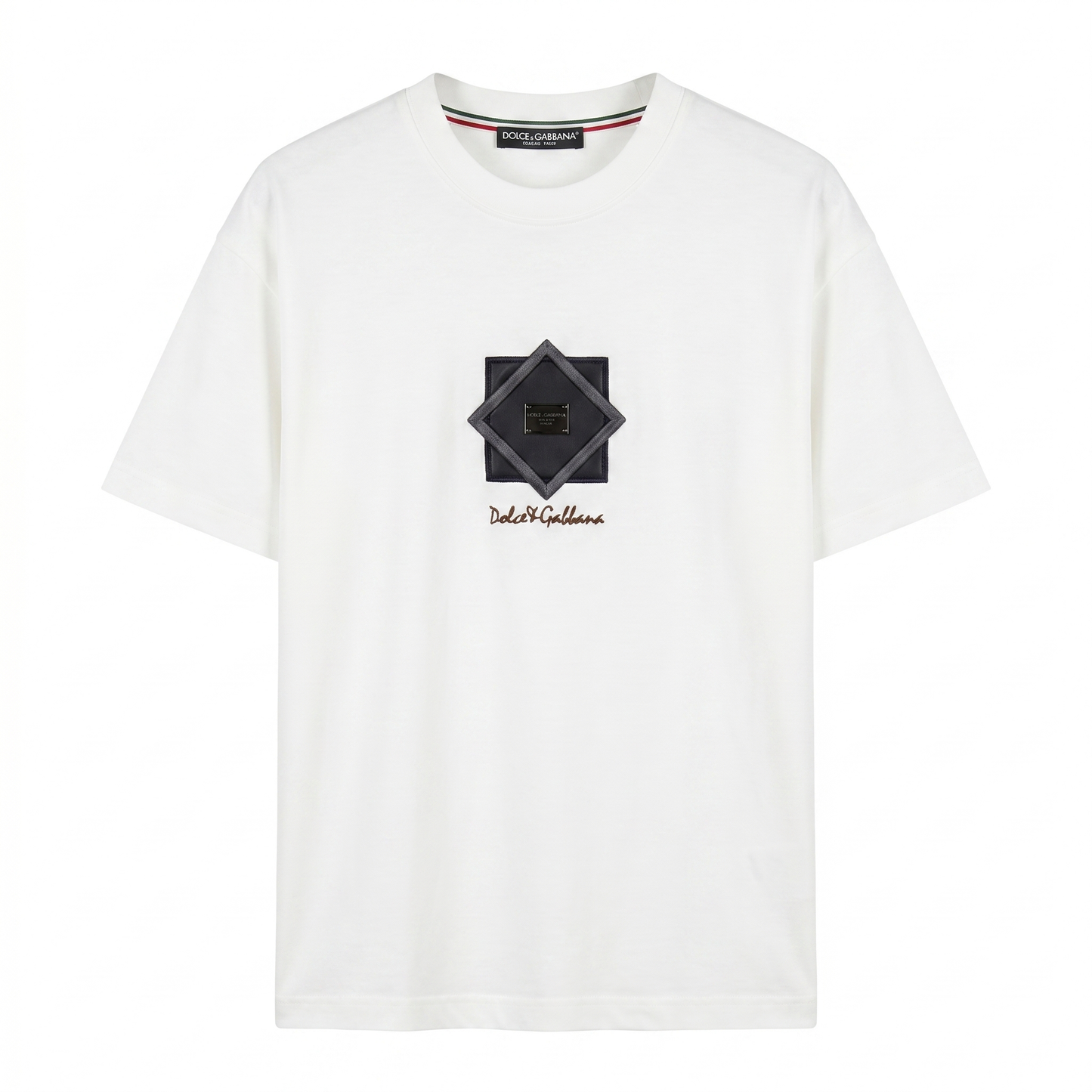 Dolce & Gabbana Signature Badge T-Shirt – White