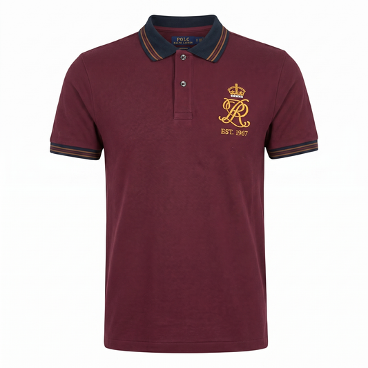 Polo Ralph Lauren Crest Polo – Burgundy Gold