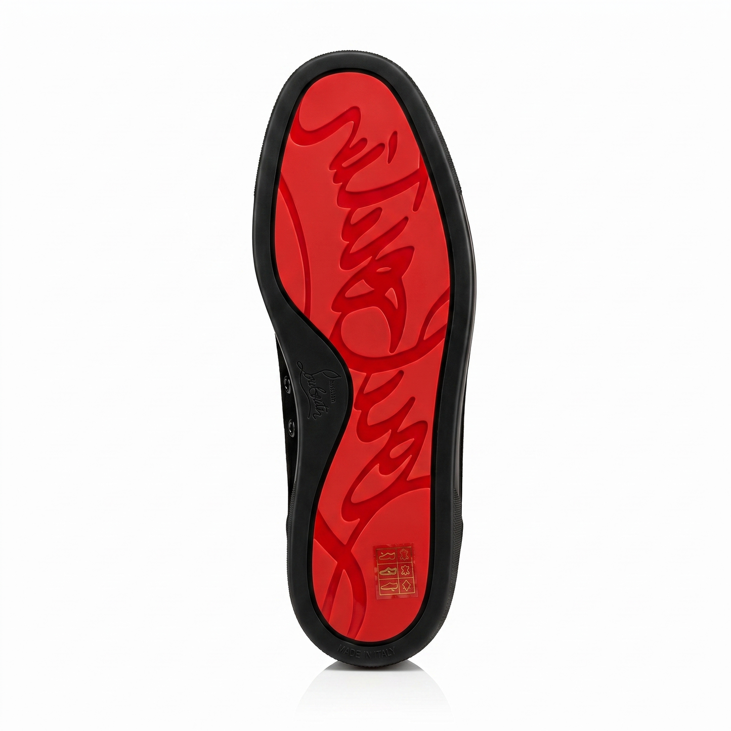 Christian Louboutin Black Suede Sneaker