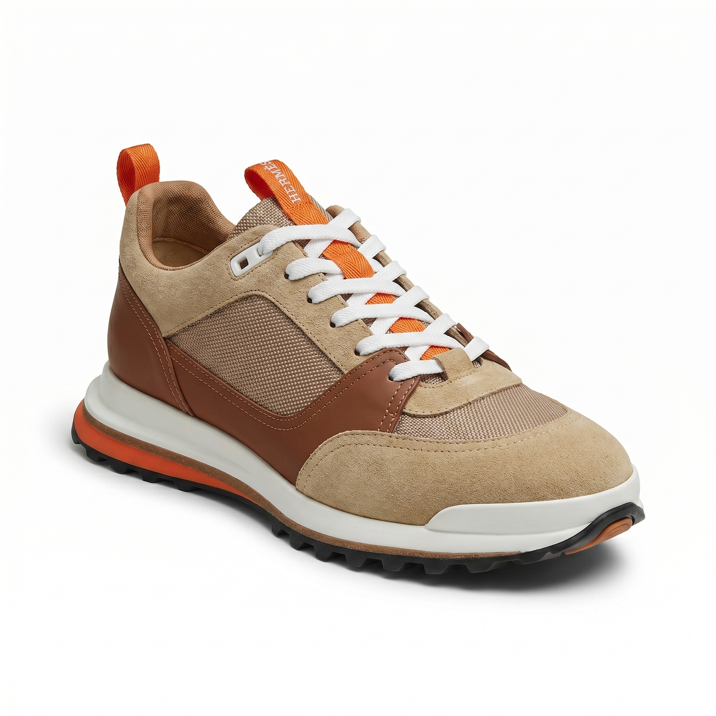 Hermès Trail Runner Sneaker – Beige & Tan