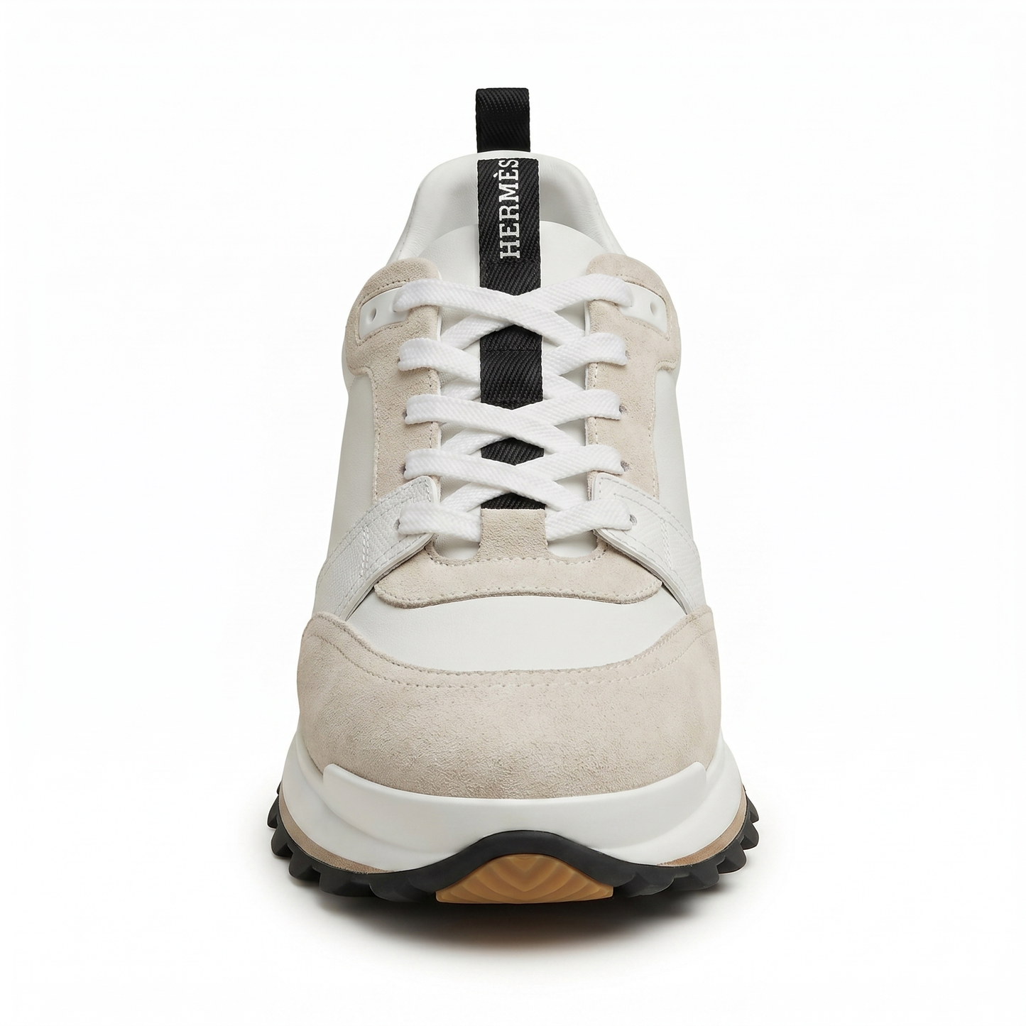 Hermès Velar Leather Sneakers – White