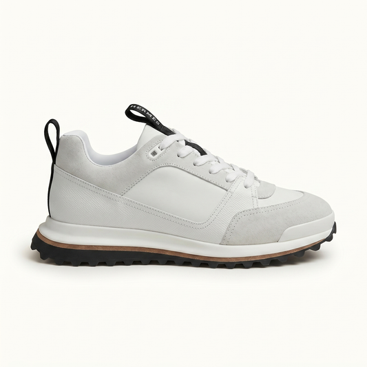 Hermès Velar Leather Sneakers – White