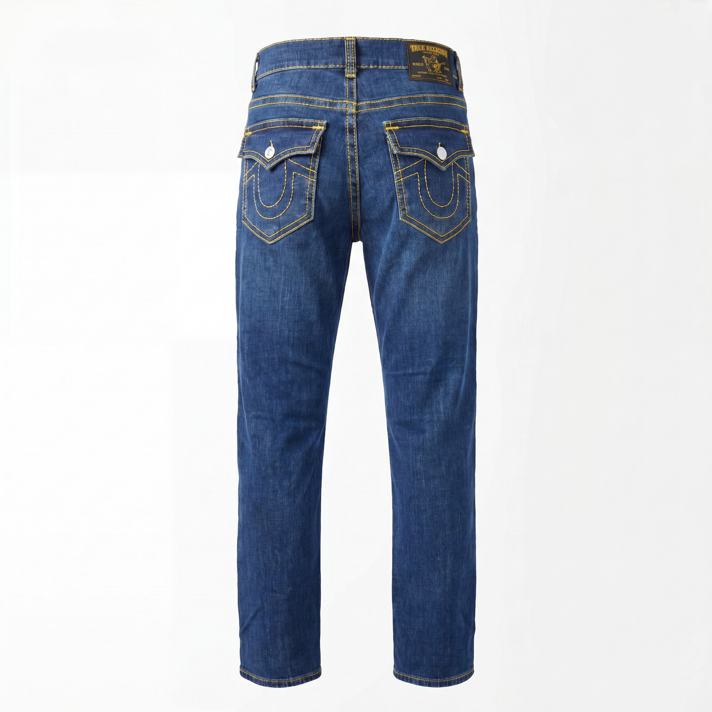 True Religion Signature Yellow Stitch Denim