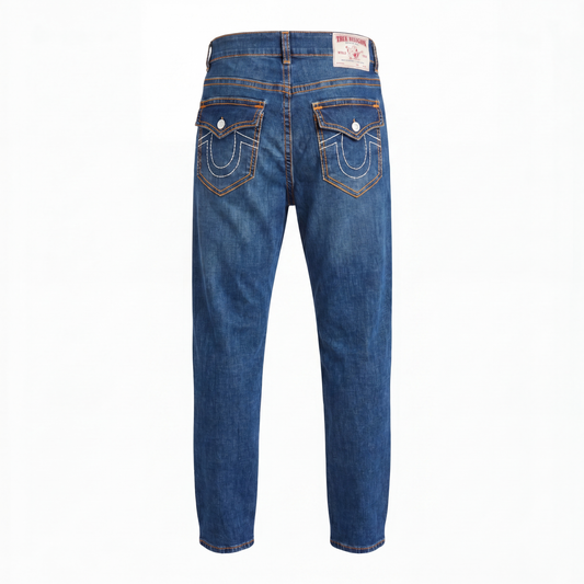 True Religion Orange Super T Denim