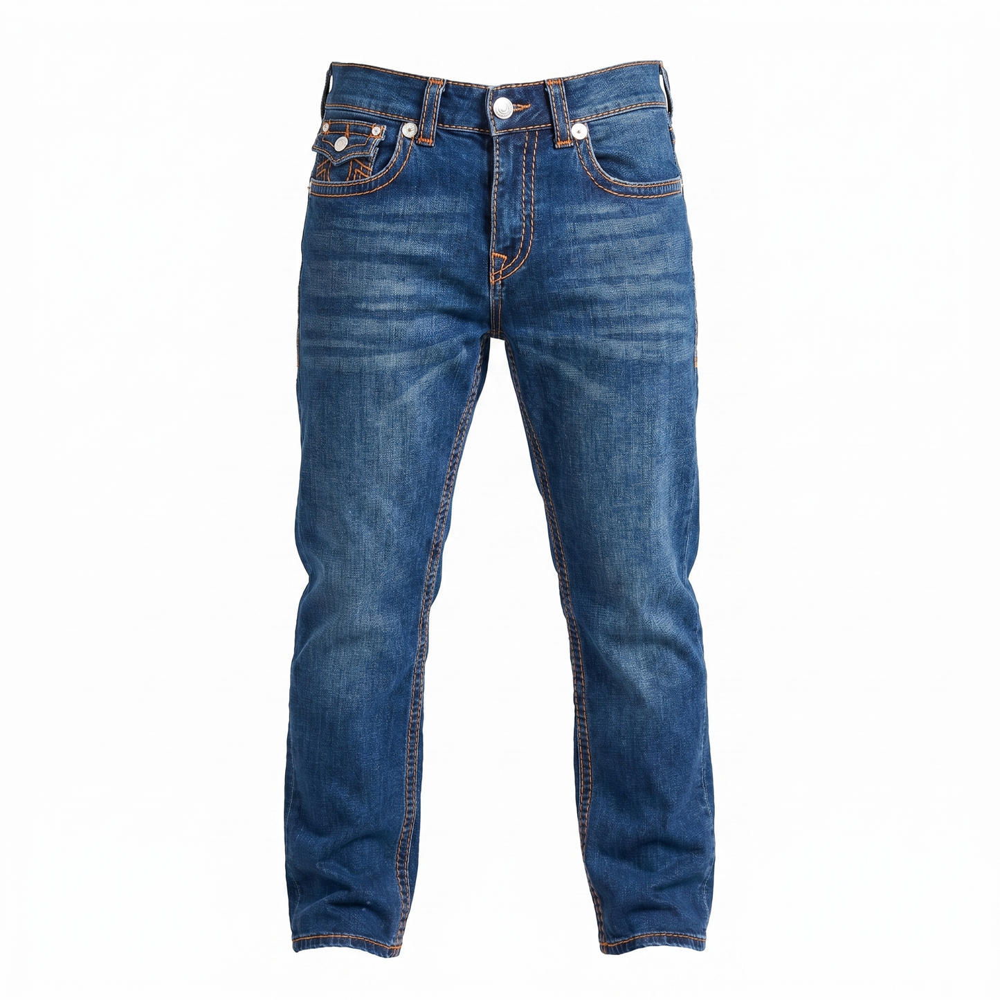 True Religion Tiger Embroidered Denim
