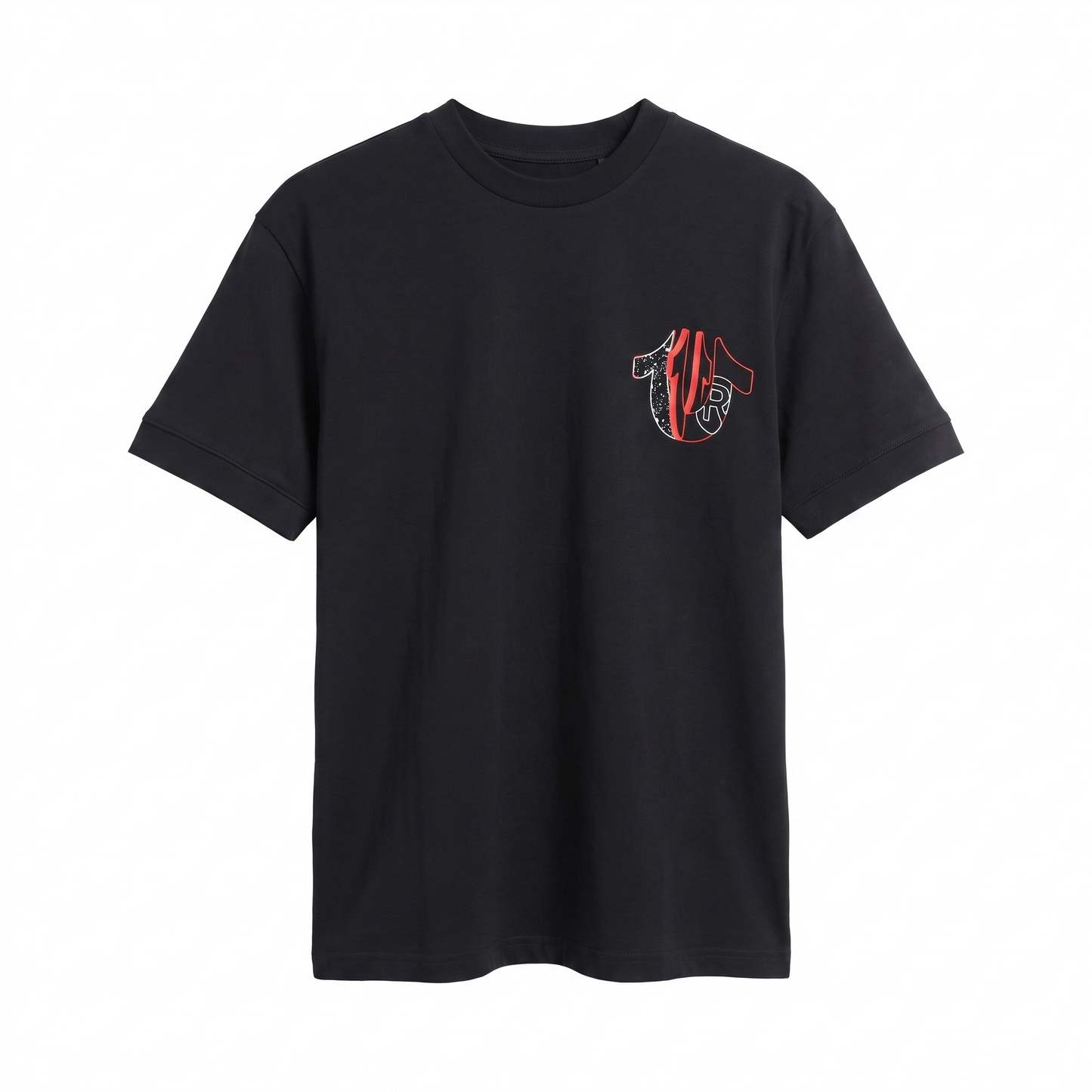 True Religion Horseshoe Evolution Graphic Black T-Shirt