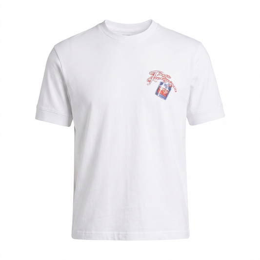 True Religion Cocktail Graphic White T-Shirt