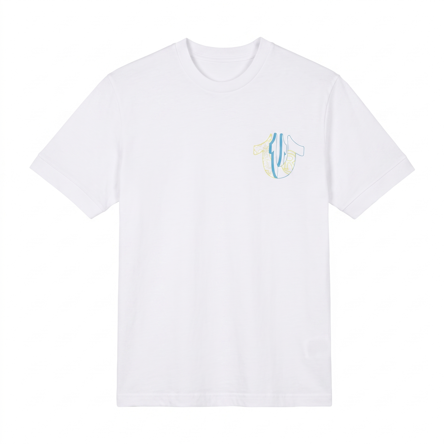 True Religion Architectural Graphic White T-Shirt