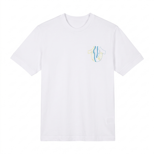 True Religion Architectural Graphic White T-Shirt