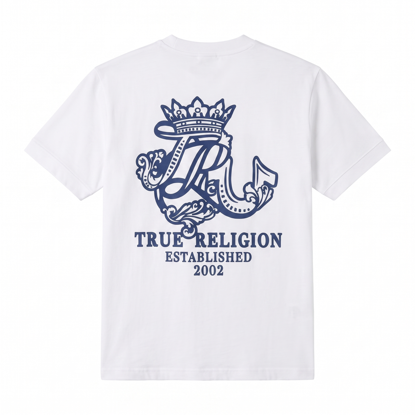 True Religion Regal Crest Graphic White T-Shirt