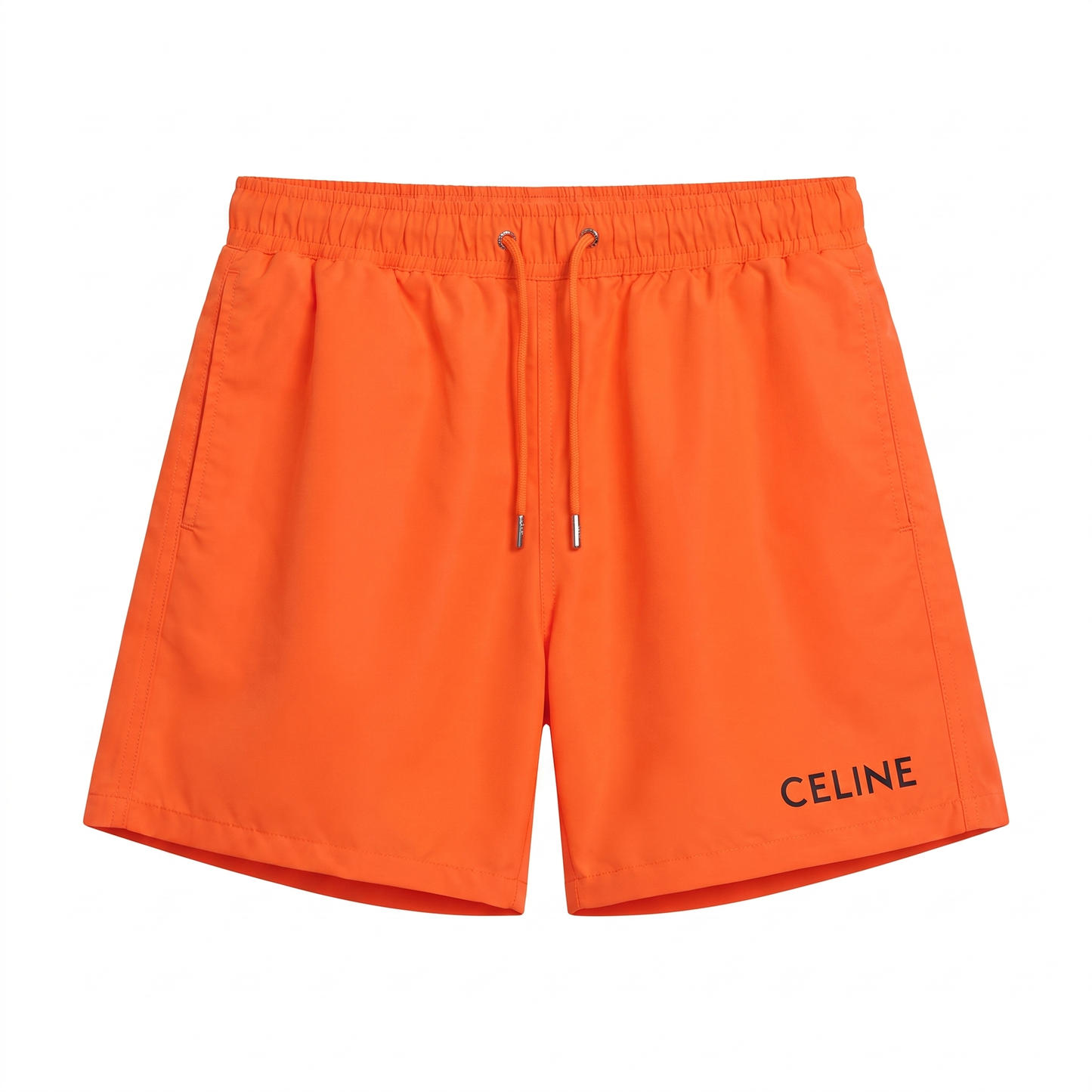 CELINE Logo Swim Shorts - Orange
