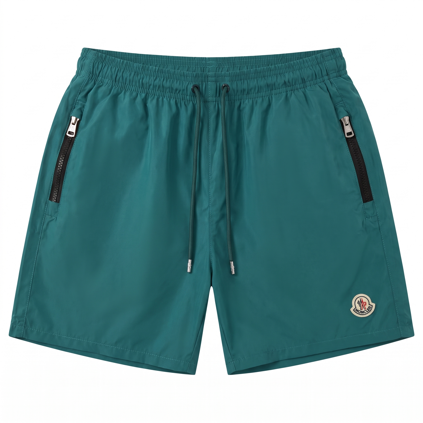 Moncler Logo Swim Shorts - Teal