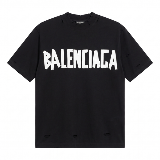 Balenciaga Sketchy Medium Fit T-Shirt – Black