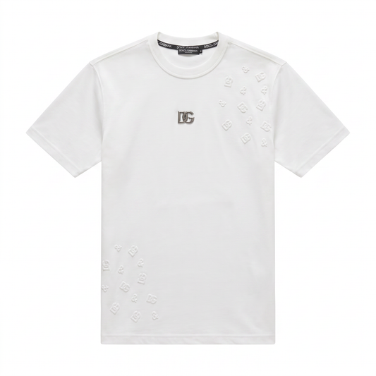 Dolce & Gabbana DG Embossed Logo T-Shirt – White